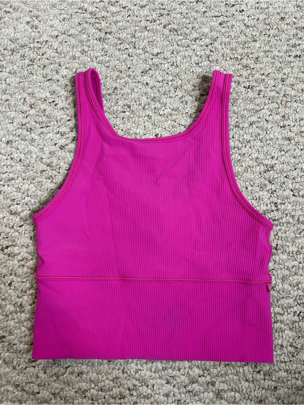 Lululemon pink ribbed tank top Size 4